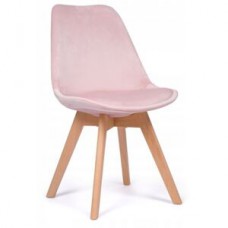 Zamatová stolička SKY73 -  ružová